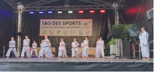 Karate Verband Schleswig-Holstein beim Tag des Sports in Kiel